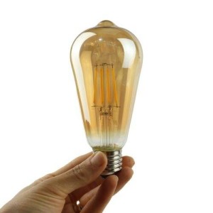لامپ ادیسونی حبابی Antique ST64 E27 4W