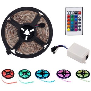 ریسه شلنگی ۵ متری RGB + سوکت و ریموت کنترل