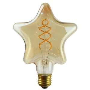 لامپ ادیسونی حبابی فیلامنتی Filament G125-Star E27 6W