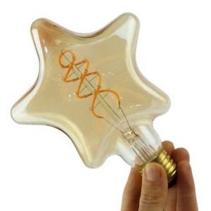 لامپ ادیسونی حبابی فیلامنتی Filament G125-Star E27 6W