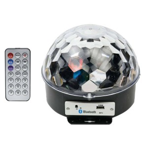 لامپ LED شارژی اسپیکر دار بلوتوثی UFO Crystal Magic Ball 10W