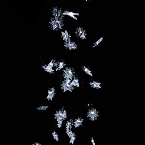 ریسه طرح ستاره برفکی مهتابی طول 7 متر