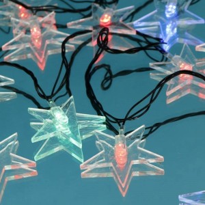 ریسه طرح ستاره بزرگ رنگی طول 4٫5 متر