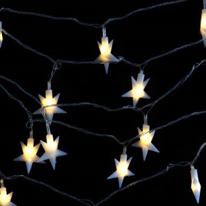 ریسه طرح ستاره پلاستیکی آفتابی طول 5.5 متر