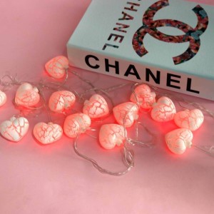 ریسه کامپوزیت طرح قلب قرمز طول 3 متر