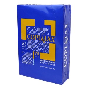 کاغذ Cکاغذ A5 کپی مکس نوین کاغذ 75 گرم بسته 500 عددیOPIMAX A5 نوین کاغذ بسته ۵۰۰ عددی