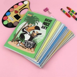 دفتر سیمی ۴۰ برگ طرح فانتزی Nahal Max کد ۹۴۳۳