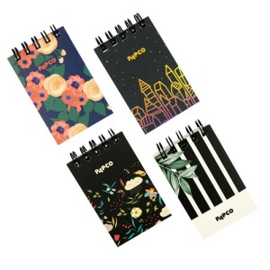 دفترچه یادداشت ۸۰ برگ زمینه تیره پاپکو Papco NB-685