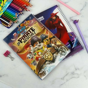 دفتر سیمی ۶۰ برگ طرح کارتونی Nahal Alma کد ۷۶۸۶