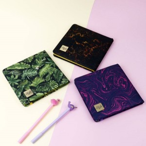 دفترچه یادداشت خشتی پارچه ای ۱۰۰ برگ دایان Dayan Lotus کد ۳۰۲