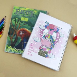 دفتر سیمی ۱۰۰ برگ Nahal Max کد ۳۱۱۳