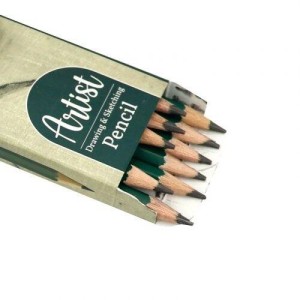 مداد طراحی آریا Arya Artist 3505 6B بسته ۱۲ عددی