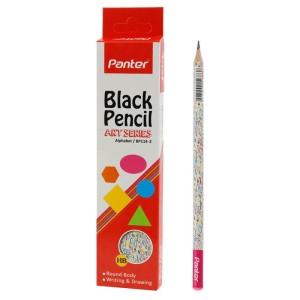مداد مشکی پنتر Panter Alphabet/BP114-2 بسته ۱۲ عددی