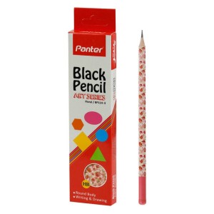 مداد مشکی پنتر Panter Floral/BP114-3 بسته ۱۲ عددی