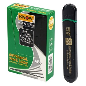 نوک مداد نوکی Know G-2299 0.9mm 2B بسته ۱۲ عددی