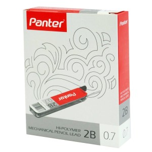 نوک مداد نوکی Panter PL208 0.7mm 2B بسته ۱۲ عددی