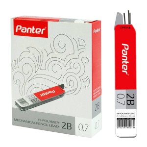 نوک مداد نوکی Panter PL208 0.7mm 2B بسته ۱۲ عددی