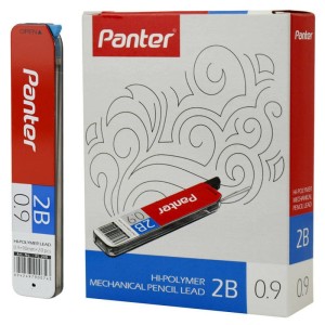 نوک مداد نوکی Panter PL209 0.9mm 2B بسته ۱۲ عددی