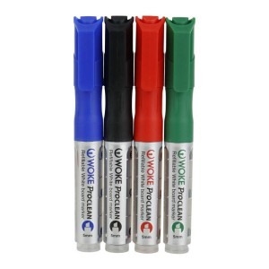 ماژیک وایت برد وک نوک تخت رنگی WOKE WO-6600 بسته ۱۲ عددی