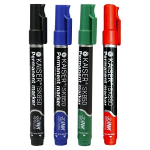 ماژیک معمولی کایزر نوک گرد Kaiser SK850 بسته ۱۲ عددی