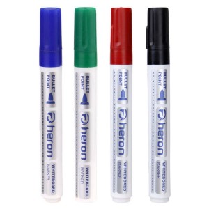 ماژیک وایت برد پلیکان نوک گرد Heron بسته ۱۰ عددی