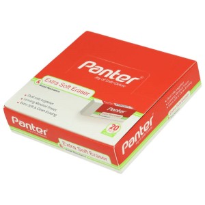 پاک کن پنتر Panter Extra Soft E128 بسته ۲۰ عددی