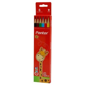 مداد رنگی ۶ رنگ پنتر Panter PCP 101-6