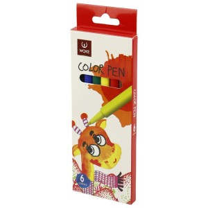 ماژیک نقاشی ۶ رنگ وک Woke 623-6