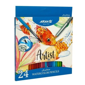 مداد آبرنگی ۲۴ رنگ آریا Arya 3088