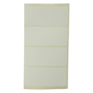 برچسب دور سفید ۷۳*۳۳ میلی متر بسته ۴۰۰ عددی