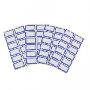 برچسب دور آبی ۶۰*۲۵ میلی متر بسته ۵۰۰ عددی