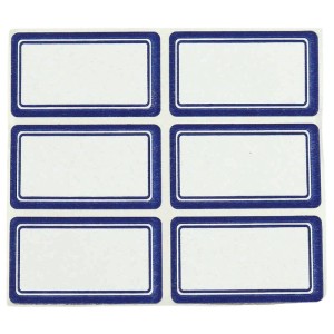 برچسب دور آبی ۱۸*۳۵ میلی متر بسته ۶۰۰ عددی