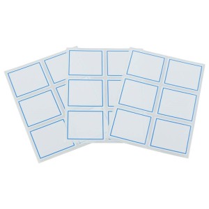 برچسب دور آبی ۳۷*۴۴ میلی متر Kaiser SK355 بسته ۳۰۰ عددی