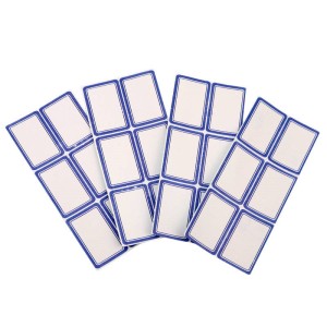 برچسب دور آبی ۲۲*۴۳ میلی متر بسته ۶۰۰ عددی