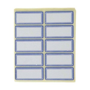 برچسب دور آبی تک Board 40*18mm بسته ۱۰۰۰ عددی