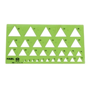 شابلون مثلث FABL FB415
