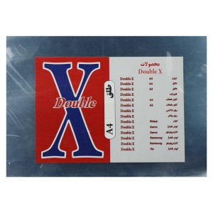 طلق شفاف Double X A3 بسته ۱۰۰ عددی