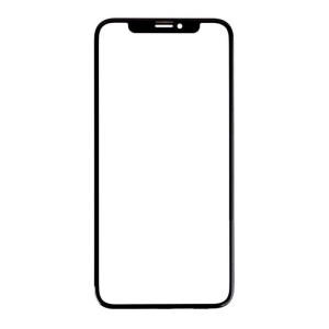 گلس تعمیراتی iPhone XS Max + OCA + Frame مشکی