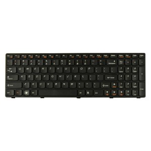 کیبورد لپ تاپ لنوو Lenovo G580 با فریم مشکی