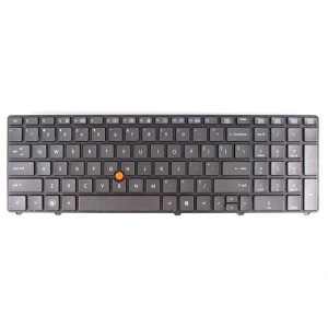 کیبورد لپ تاپ اچ پی HP EliteBook 8770W با فریم مشکی