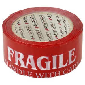 چسب پهن رنگی Fragile 5cm