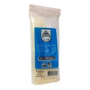 بست کمربندی Zenith 3.6*250mm بسته ۱۰۰ عددی