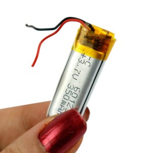باتری لیتیوم ۳۵۰mAh 5*12*36mm 601235