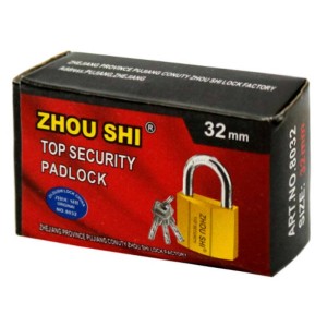 قفل آویز زوشی Zhou Shi 8032 32mm