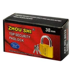قفل آویز زوشی Zhou Shi 8038 38mm
