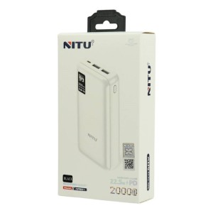 پاور بانک فست شارژ ۲۰۰۰۰ نیتو Nitu NPB01 QC4.0 PD 22.5W