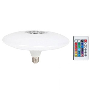 لامپ LED اسپیکر دار بلوتوثی UFO 48W E27 + ریموت کنترل