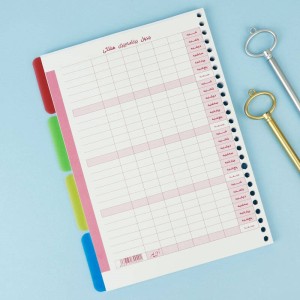 کاغذ کلاسوری ۱۰۰ برگ آذین مهر