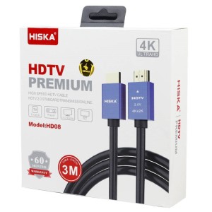 کابل Hiska HD08 HDMI v2.0 4K 3m