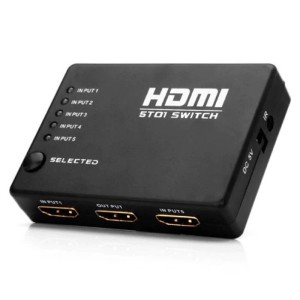 سوییچ HDMI ST01 5Port + ریموت کنترل